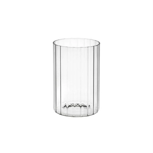 A.L.E Import Cilindro Vetro Ottico Portafiori H 150 Mm D 100 Mm Trasparente