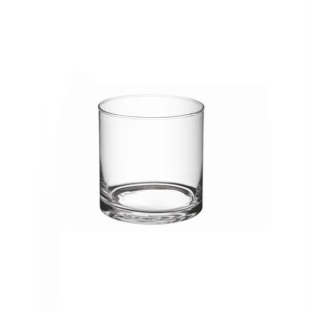 A.L.E Import Cilindro Vetro Taglio Caldo H 120 Mm D 120 Mm