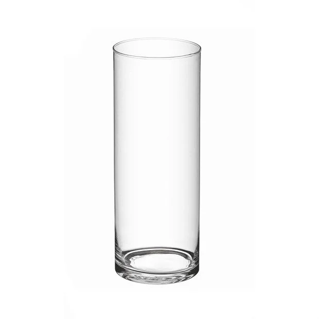 A.L.E Import Cilindro Vetro Taglio Caldo H 300 Mm D 100 Mm