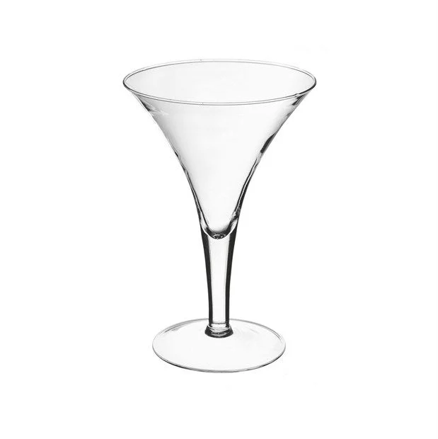 A.L.E Import Coppa Martini Portaconfetti H 250 Mm D 165 Mm Vetro