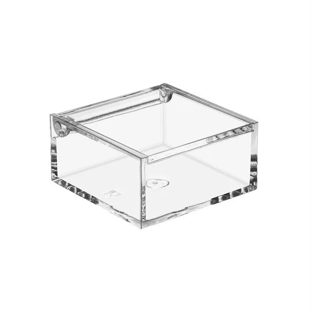 A.L.E Import Cubo Portaconfetti Plexiglass 30 x 60 x 60 Mm Trasparente 25 Pz