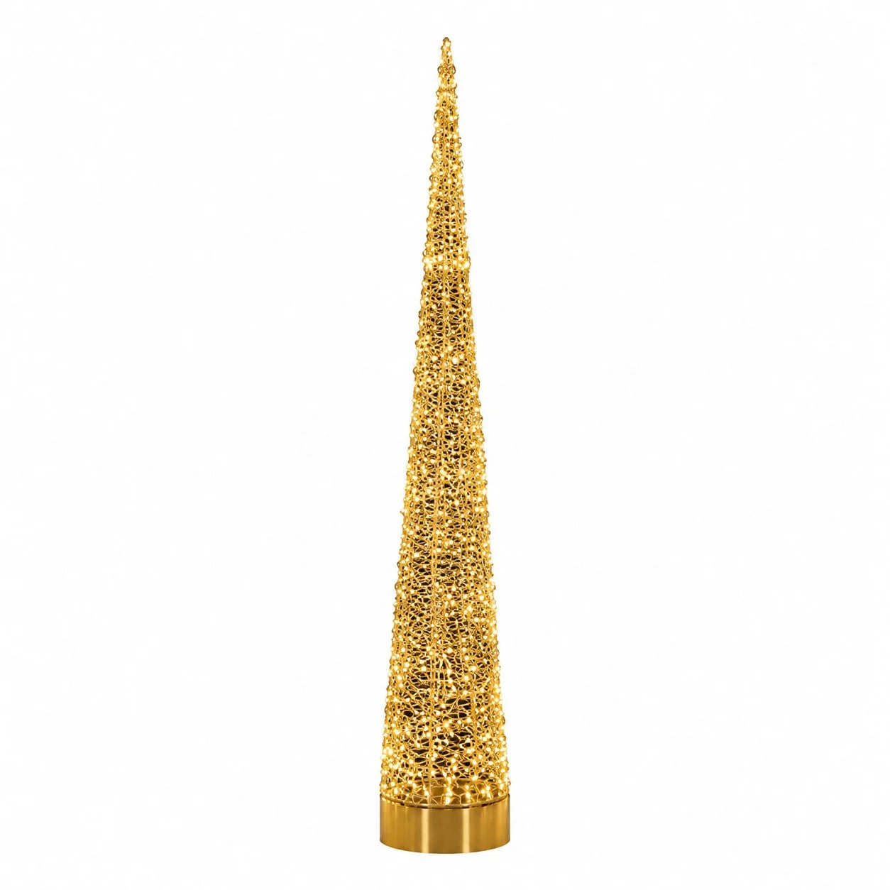 Ad Trend Albero di Natale in ferro e PE oro con 2.400 LED H 280 cm
