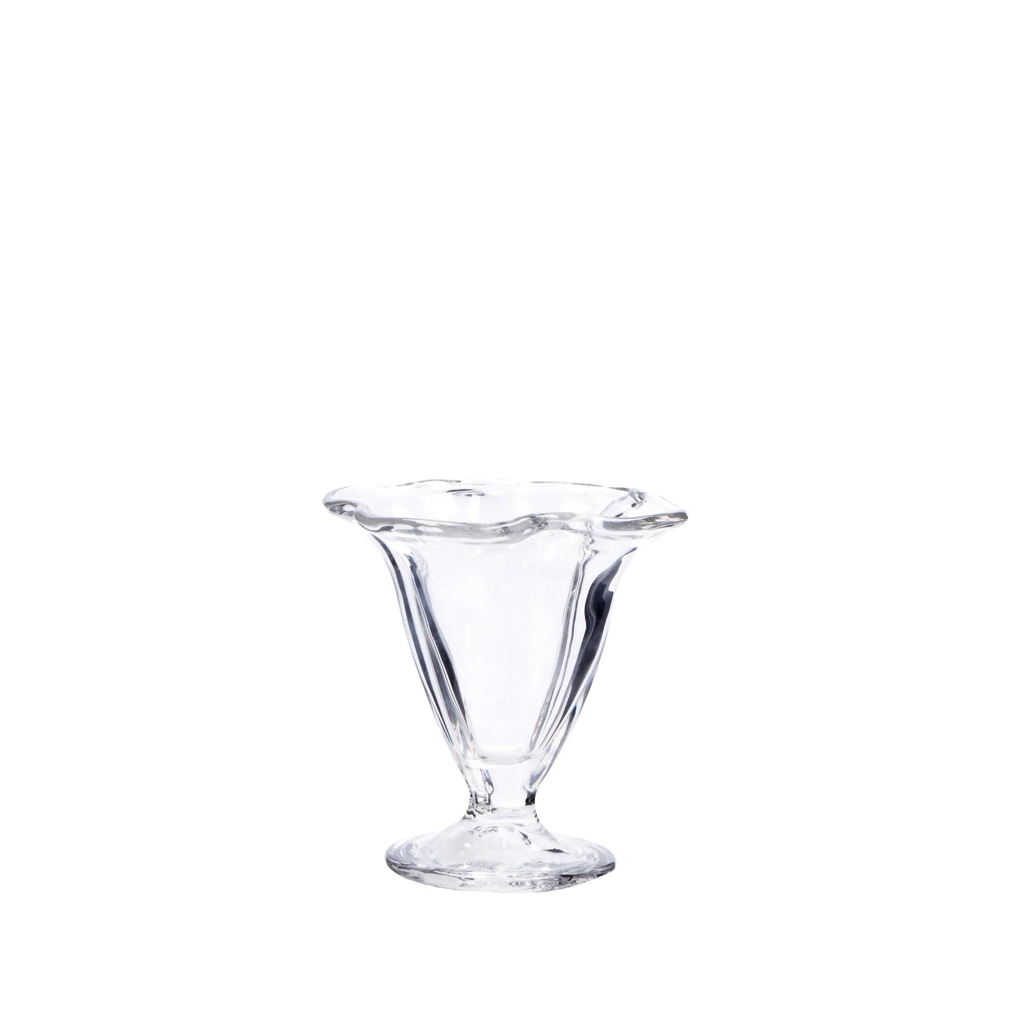 Ad Trend Set 4 Coppe Gelato in Vetro D 10 cm H11 cm