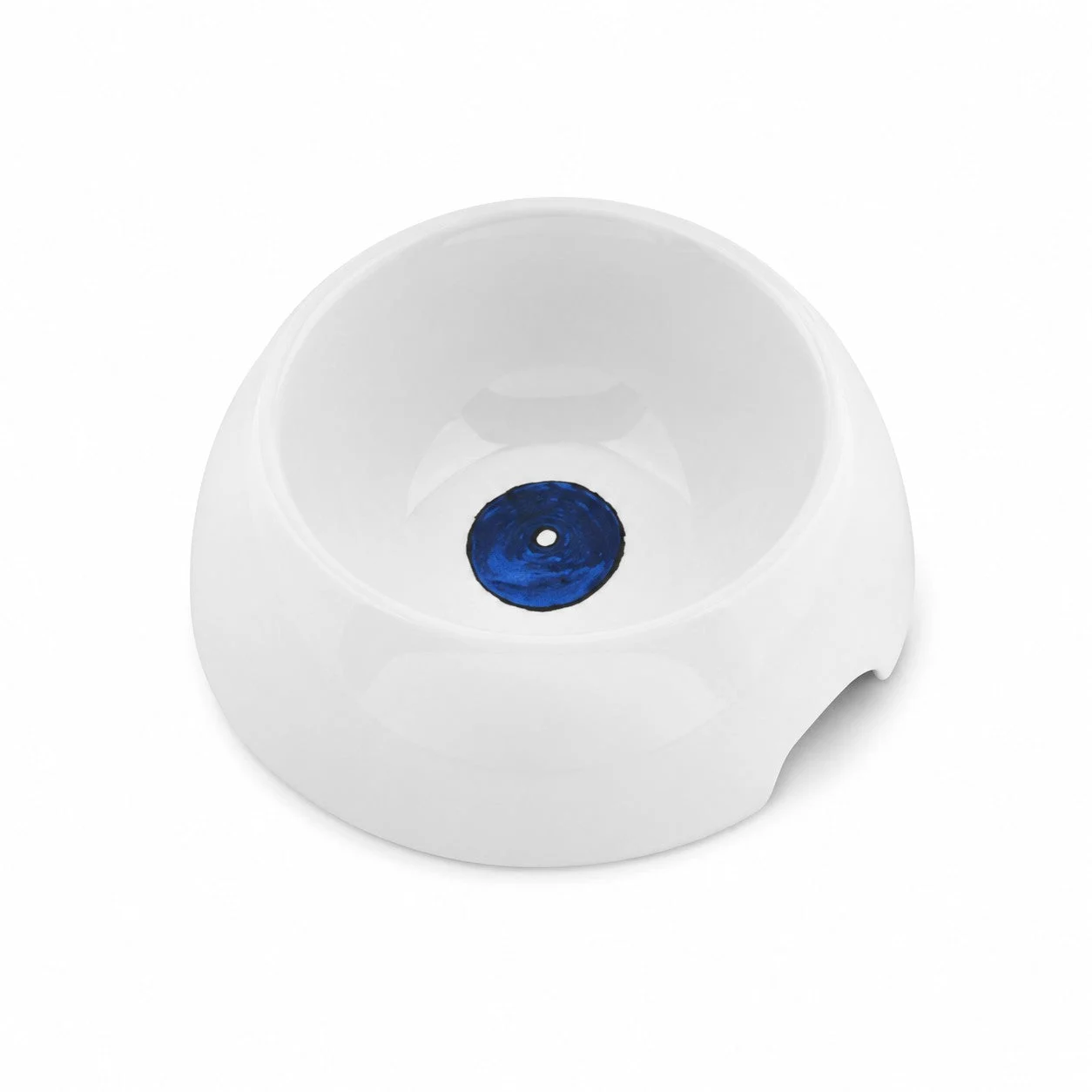 Alessi Ciotola Acqua Cani in Porcellana Bianca Samiro Yunoki Large D 25 cm