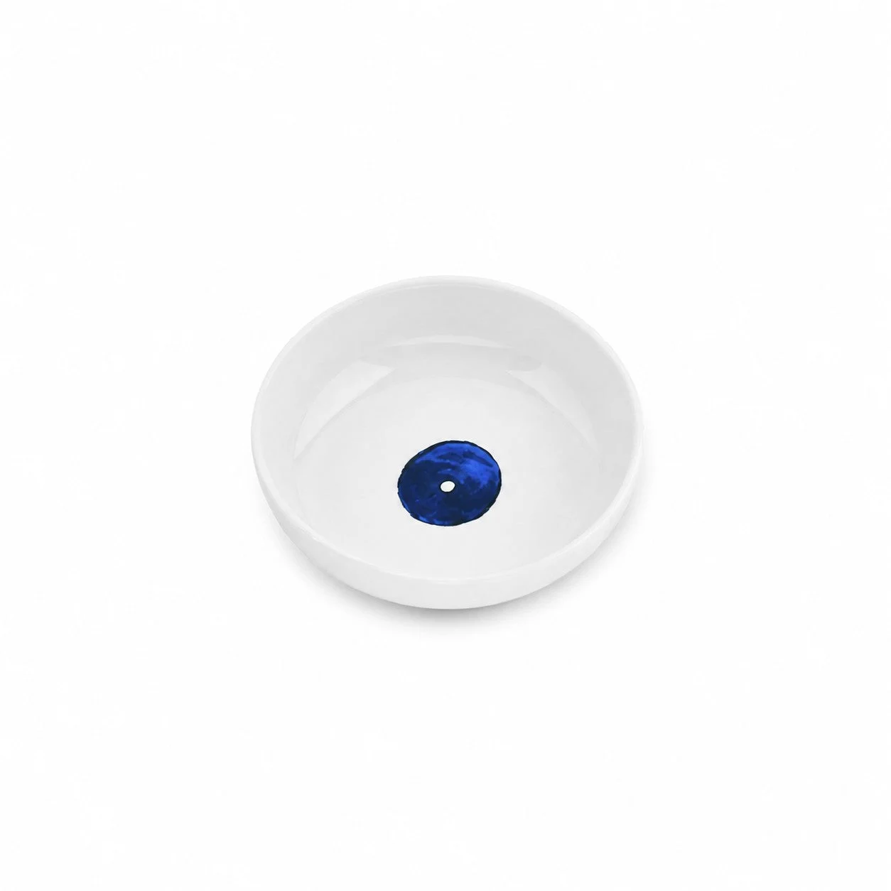 Alessi Ciotola Acqua Gatti in Porcellana Bianca Samiro Yunoki D 16 cm