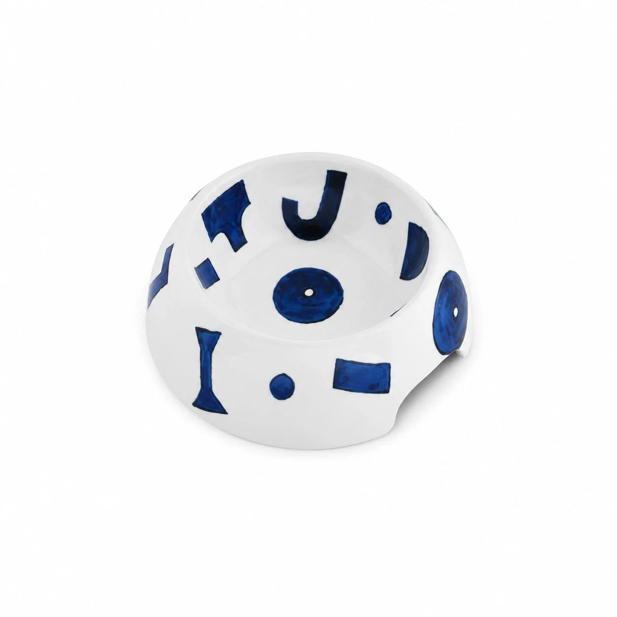 Alessi Ciotola Cibo Cani in Porcellana Bianca Samiro Yunoki Small D 18 cm