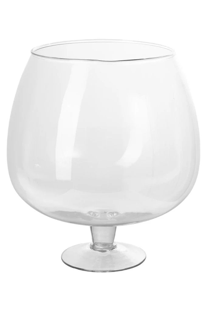 ARPIMEX Coppa Vetro Portaconfetti  H 30 Cm D 23 Cm Trasparente
