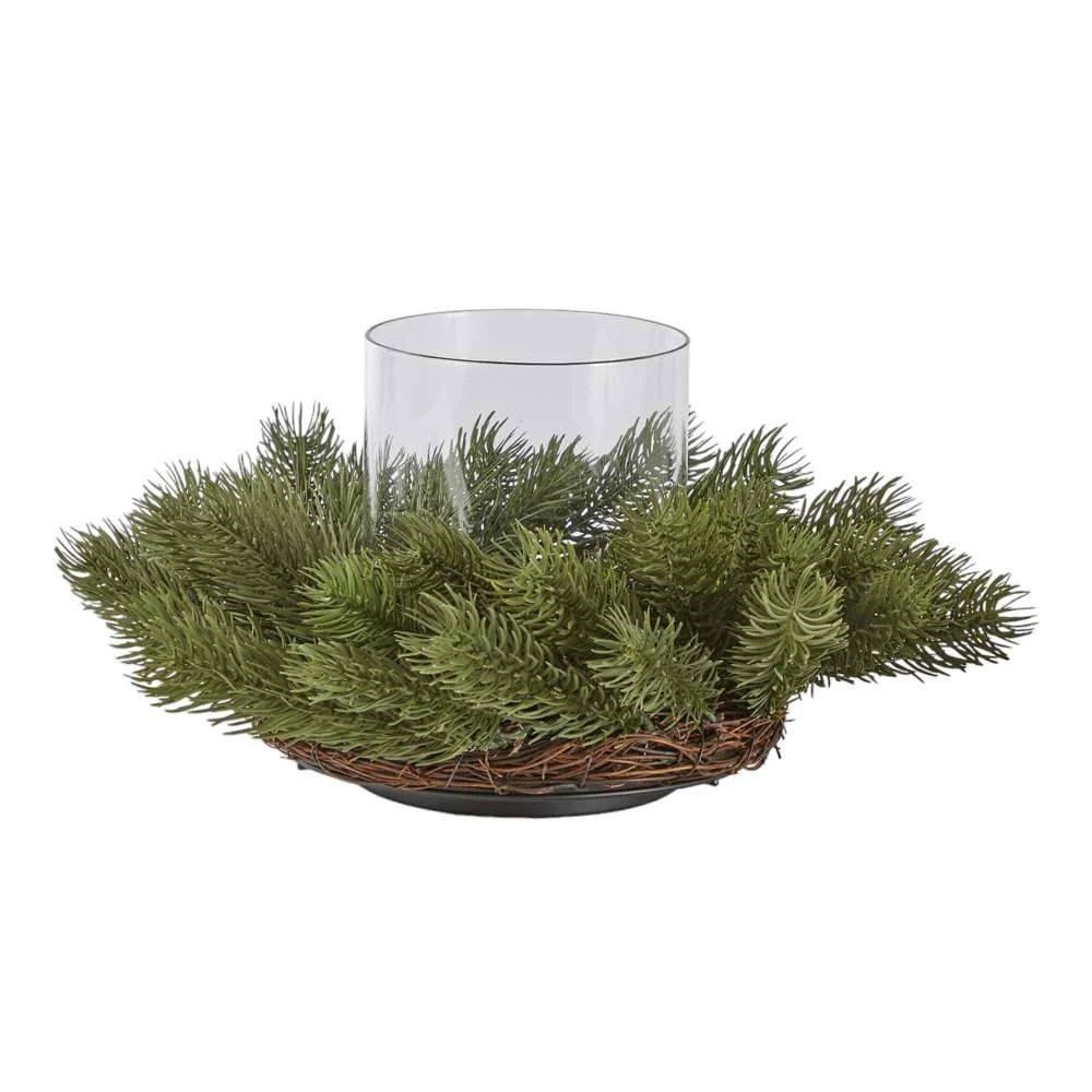 ARPIMEX Centrotavola di Natale Pino Nordman D 33 Cm Verde