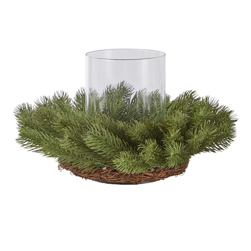 ARPIMEX Centrotavola di Natale Pino Nordman D 38 Cm Verde
