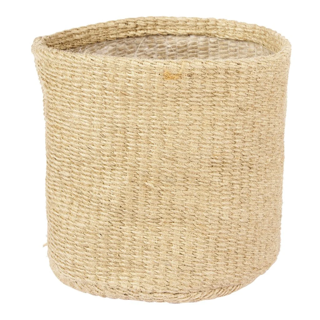 ARPIMEX Cesto in Juta Portaoggetti D 19 Cm H 20 Cm Beige