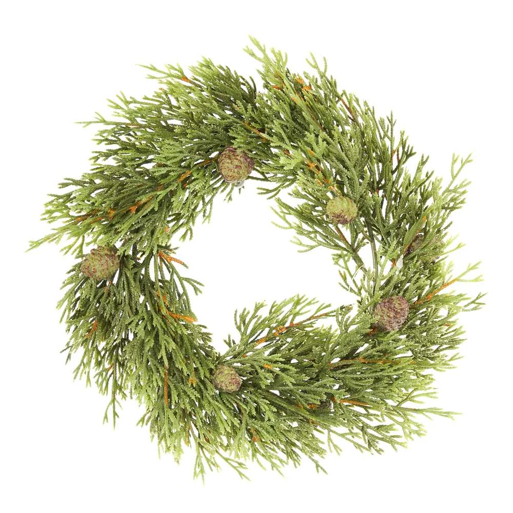 ARPIMEX Coroncina Natale Tuia D 25 Cm Verde