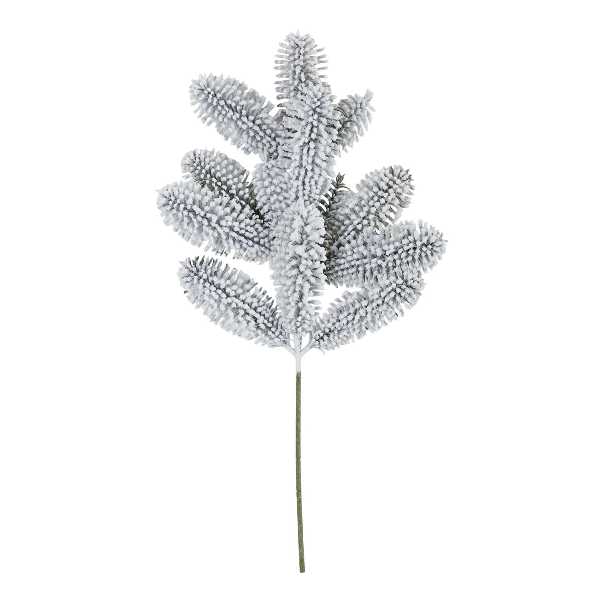 ARPIMEX Decorazione Rametto Natale Pino Floccato 50 Cm
