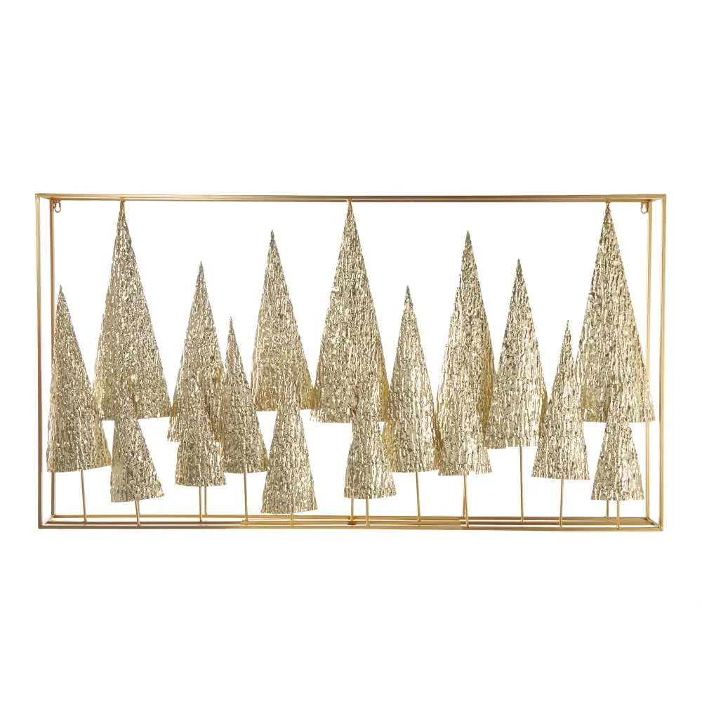 ARPIMEX Decorazioni Alberelli Natale 140 x 10,5 x 75 Cm Metallo Oro