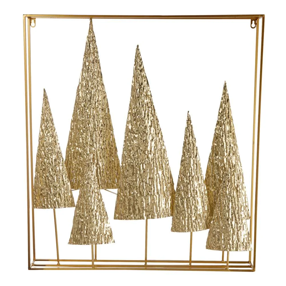 ARPIMEX Decorazioni Alberelli Natale 68 x 10 x 75 Cm Metallo Oro