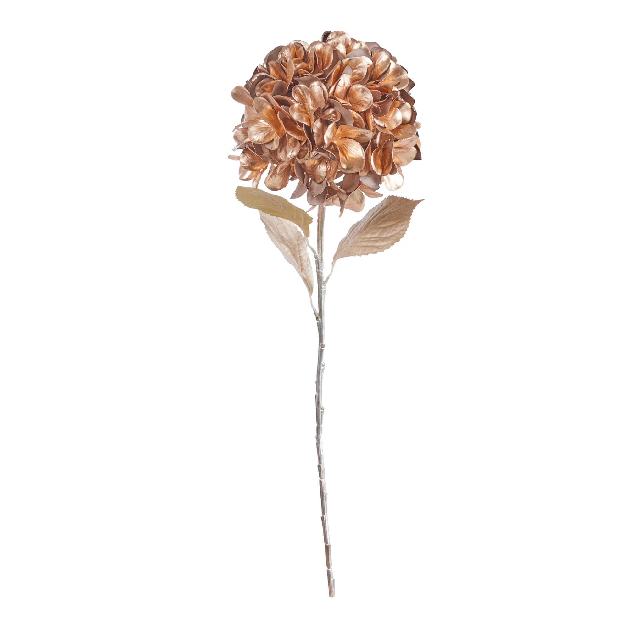 ARPIMEX Fiore di Ortensia Metalizzata H 70 Cm Gold