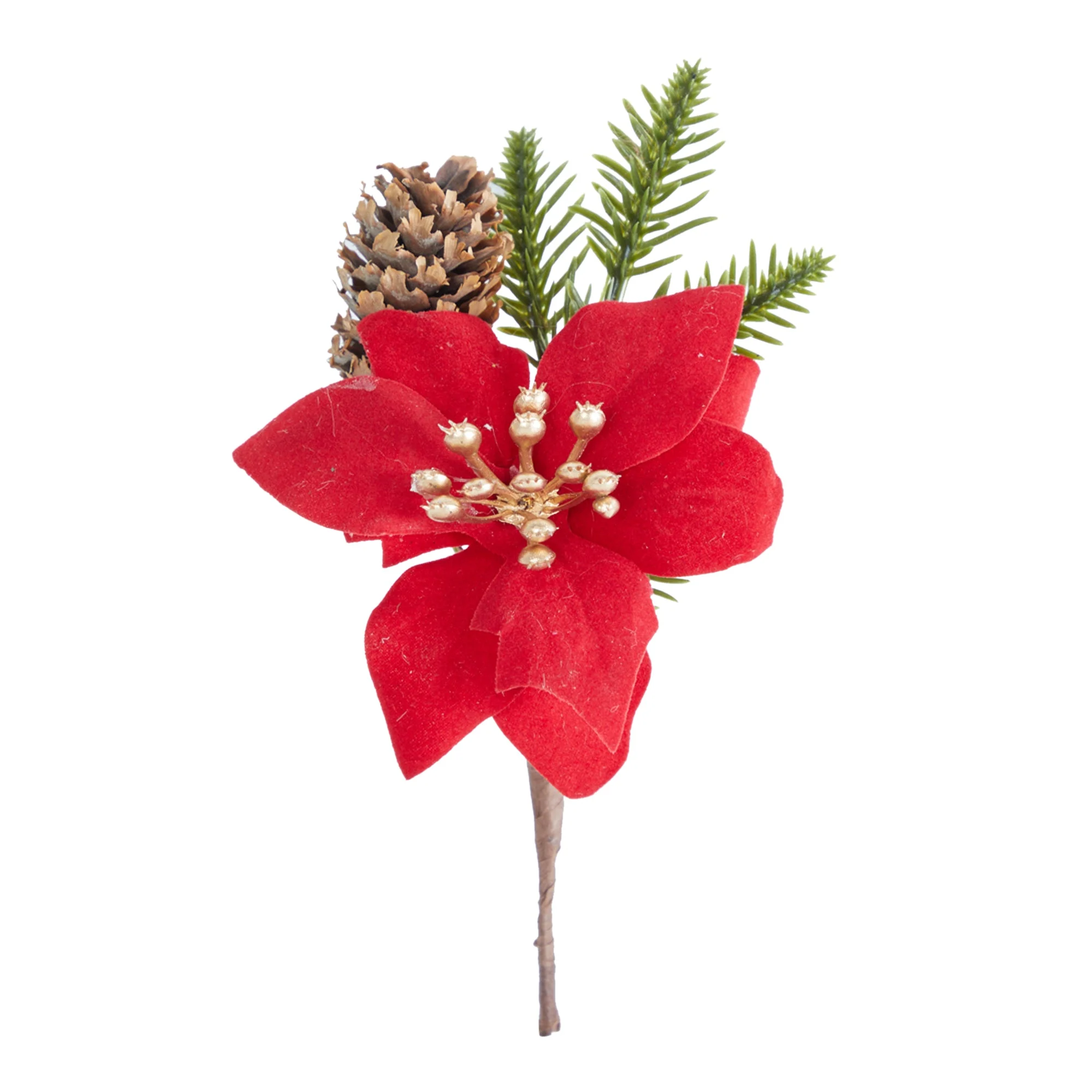 ARPIMEX Pick Stella di Natale con Pigna Red 1 Pz