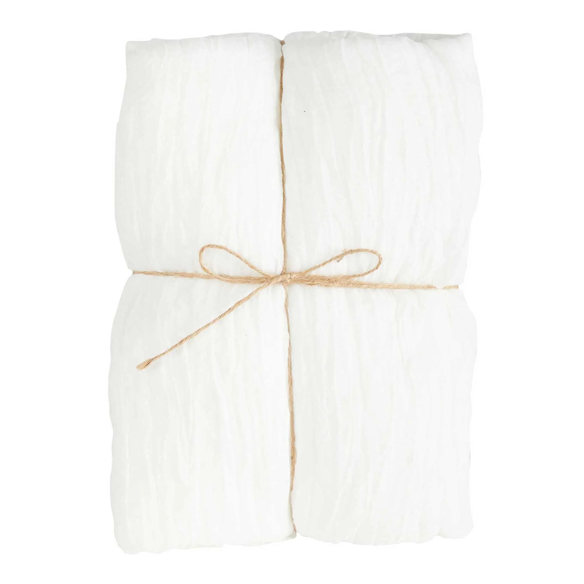 ARPIMEX Telo Organza Natale H 90 Cm L 3 Mt White