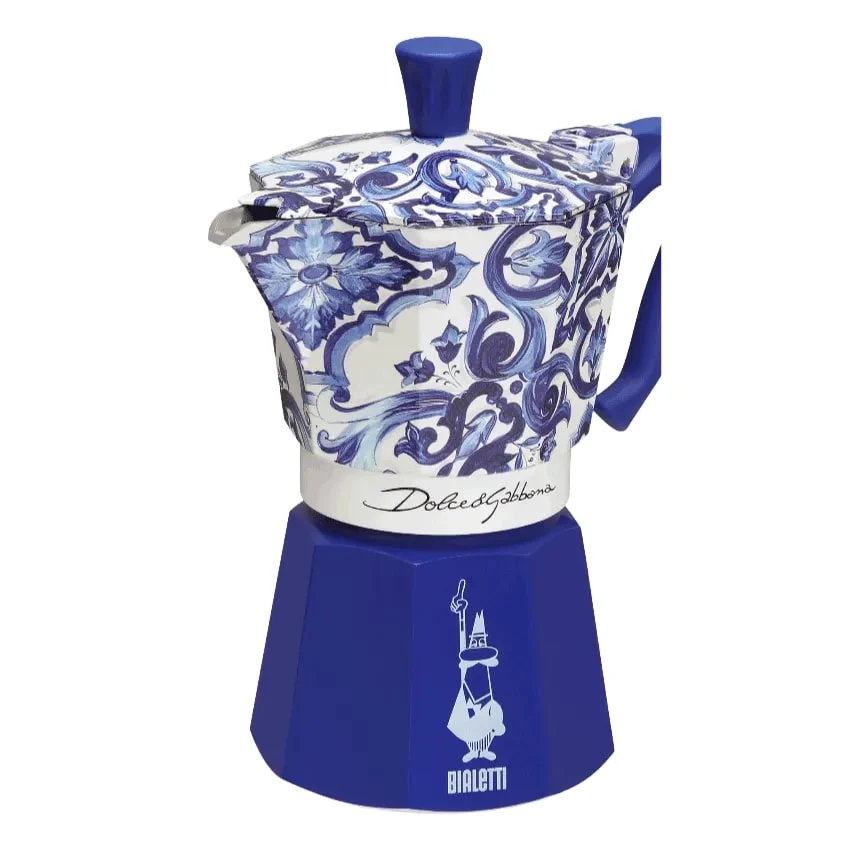 Bialetti Moka Induction Dolce&Gabbana Blu Mediterraneo 6 Tazze