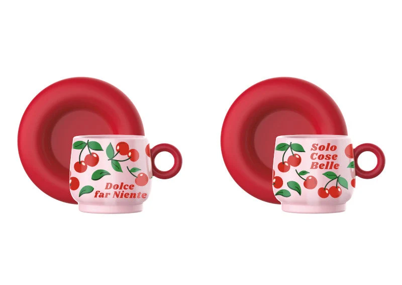 Bialetti Set 2 Tazzine Ciliegie