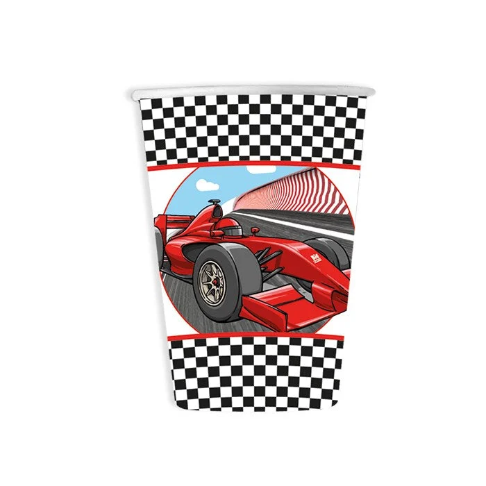 Big Party Bicchieri Carta Formula 1 Party 200 Cc Cf 8 Pz Rosso Nero