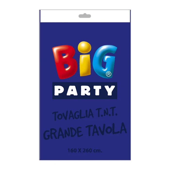 Big Party Tovaglia Tnt  160 x 260 Cm Blu