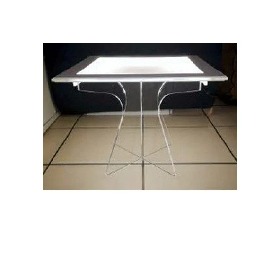 Bigiemme Alzata Plexiglass Trasparente per Top LED 48x48 cm H 20 cm