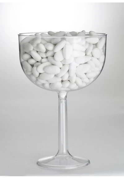 Bigiemme Calice Vino Plastica 16 x 24 Cm Portaconfetti Trasparente