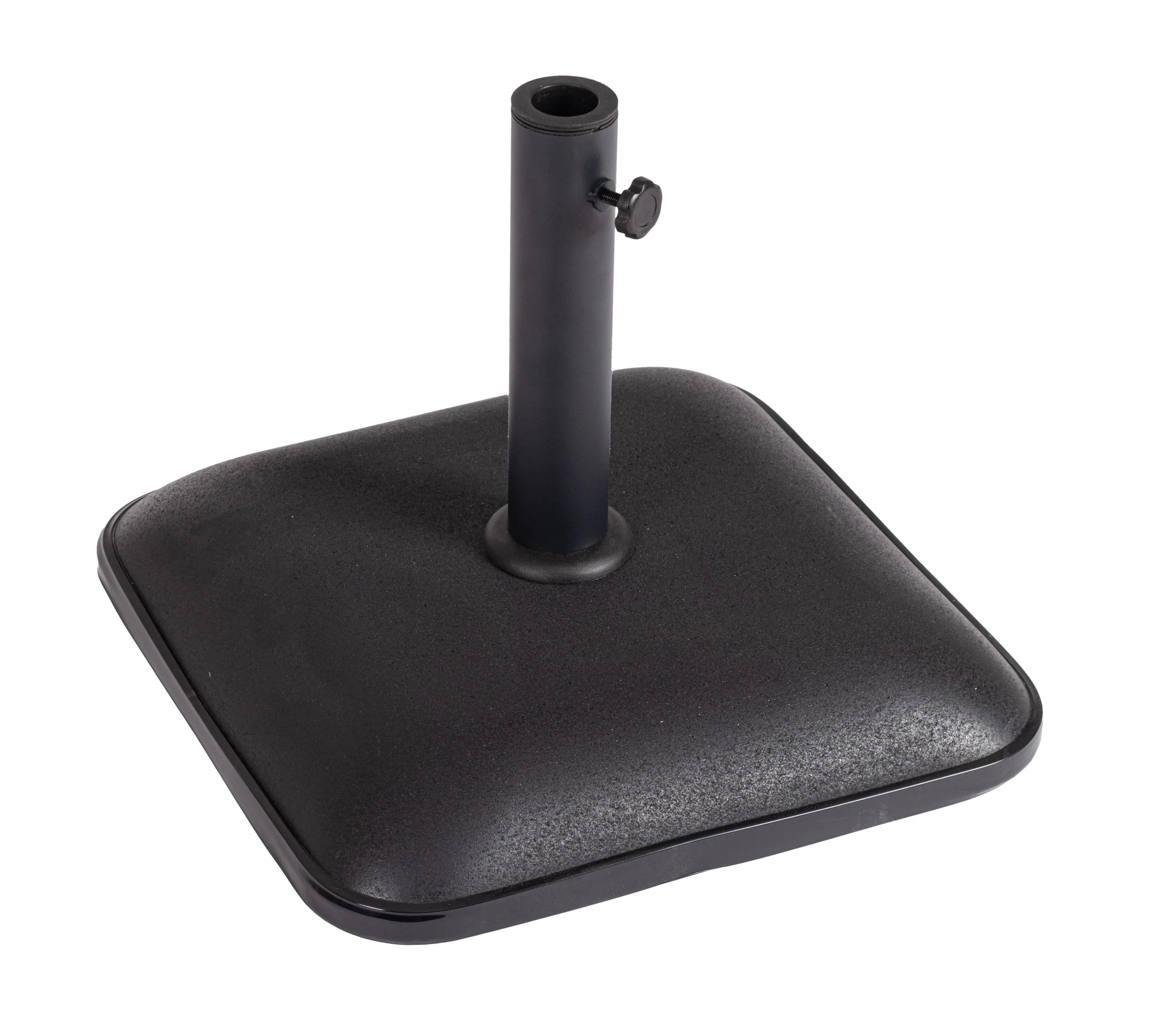 Bizzotto Barry Base Ombrellone Nero Cemento 45×45 cm 25 kg