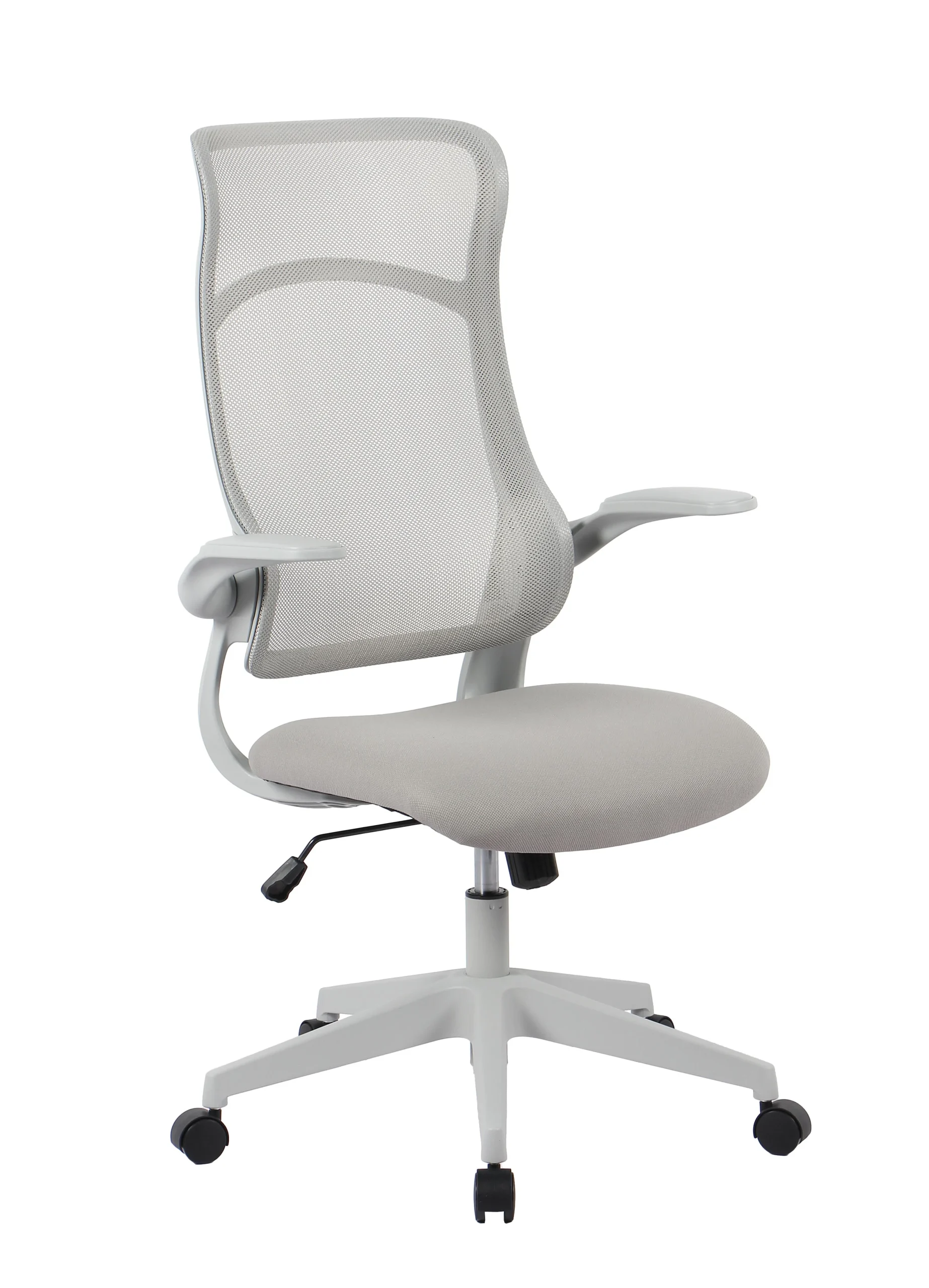 Bizzotto Poltrona Ufficio C-Br Zolder Grigio con Supporto Lombare