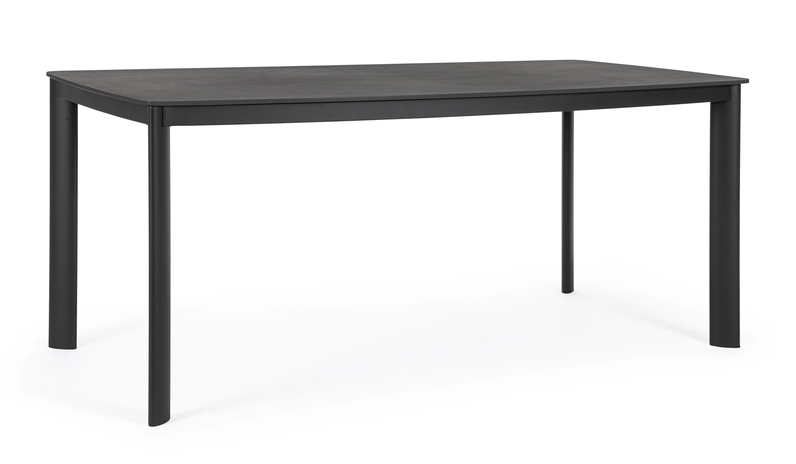 Bizzotto Alcora Tavolo Outdoor Antracite Alluminio Pietra 180×90 cm