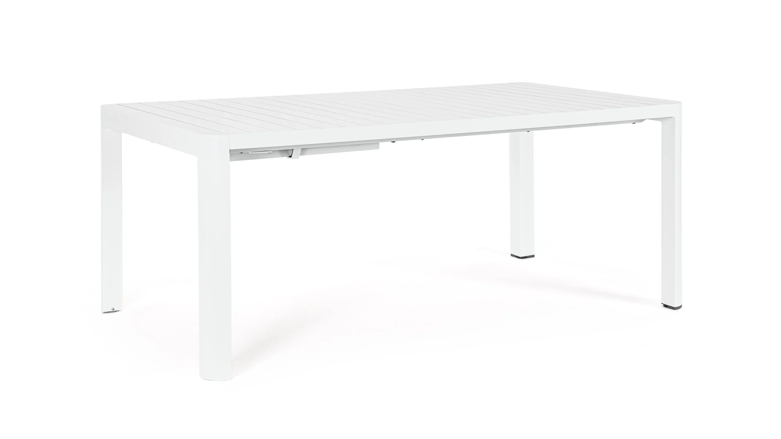 Bizzotto Kiplin Tavolo Allungabile Bianco Alluminio 180–240 cm