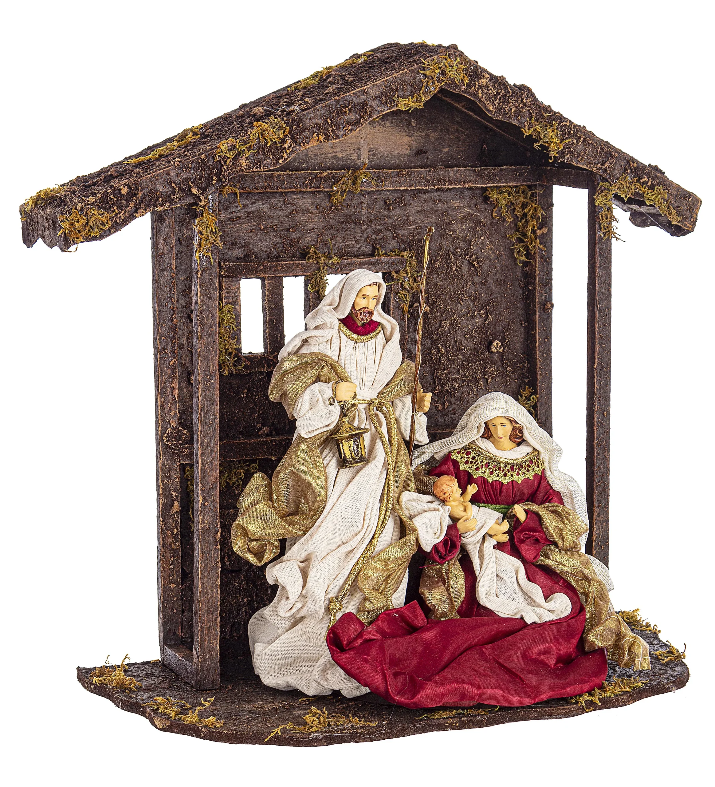 Bizzotto Natività Raphael con Capanna Dec. Natale Color