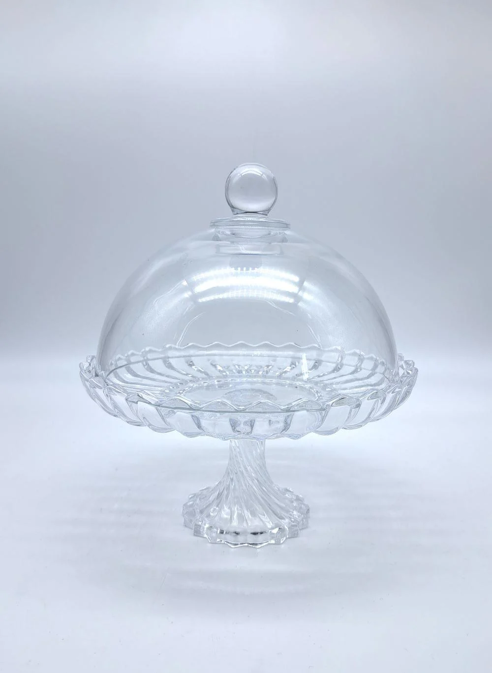 BONTURI CASA HOME DECORATION Alzata Cake Vetro Janice D 20 Cm H 18 Cm Centrotavola