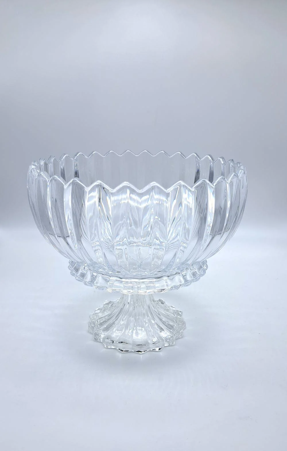 BONTURI CASA HOME DECORATION Coppa Alzata Vetro Janice D 22 Cm H 20 Cm Centrotavola