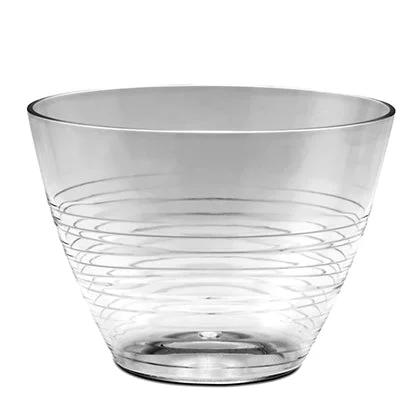 Brevetti WAF Glory Oval Bucket Secchiello  4,5 Lt  Acrilico Smma Trasparente