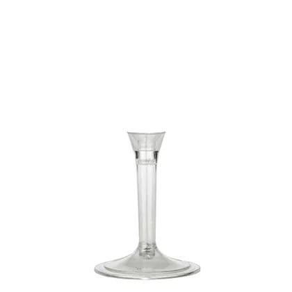 Brevetti WAF Stem Gambo per Flute H 7,9 Cm Plastica Policarbonato Trasparente 20 Pz