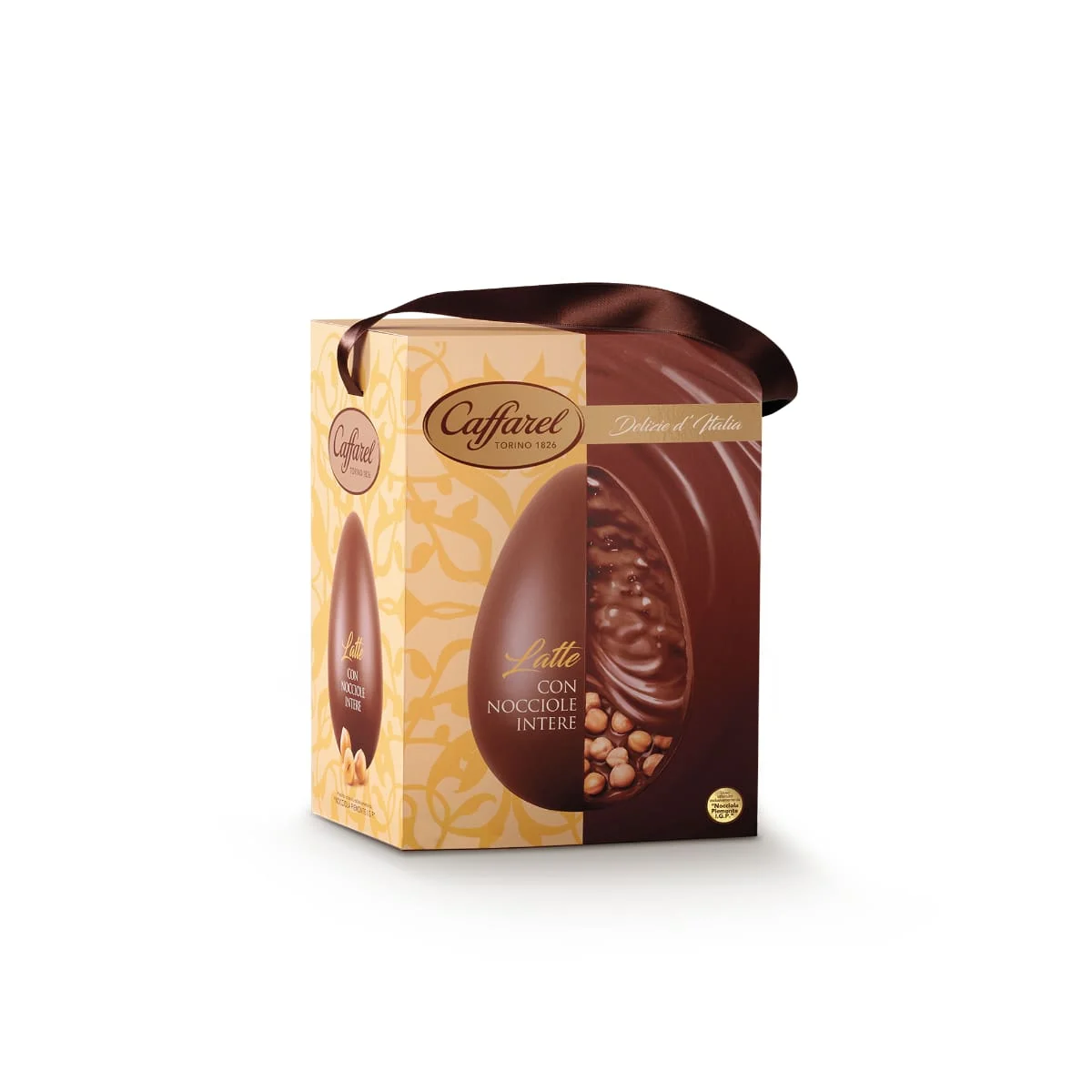 Caffarel Uovo Delizie d'Italia Ass. Cioccolato al Latte o Fondente o Bianco con Nocciole 530 Gr 1 Pz