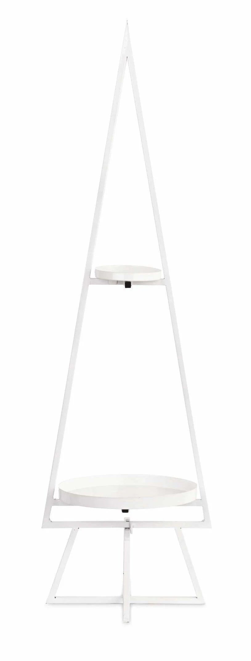 Cupido&Co. Alzata 2 Ripiani Albero di Natale H 920 Mm Bianco