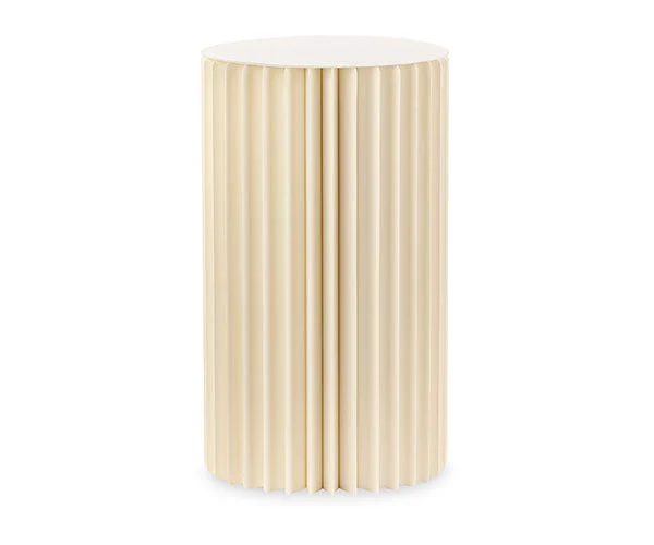 Cupido&Co. Cilindro Carta Av. Pieghevole con Vassoio D 450 Mm H 800 Mm Beige