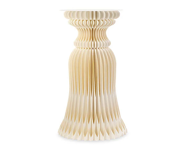Cupido&Co. Cilindro Carta Av. Pieghevole con Vassoio D 500 Mm H 1000 Mm Beige