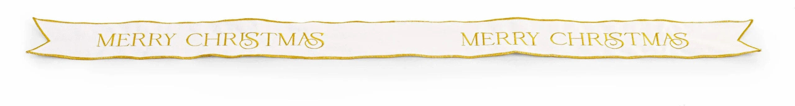 Cupido&Co. Fascia di Natale Velluto XMas 90 x 1140 Mm Bianco Oro