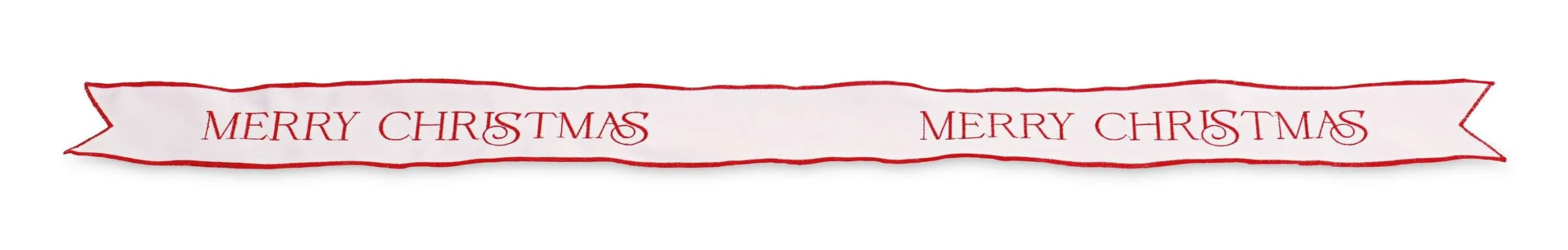 Cupido&Co. Fascia di Natale Velluto XMas 90 x 1140 Mm Bianco Rosso