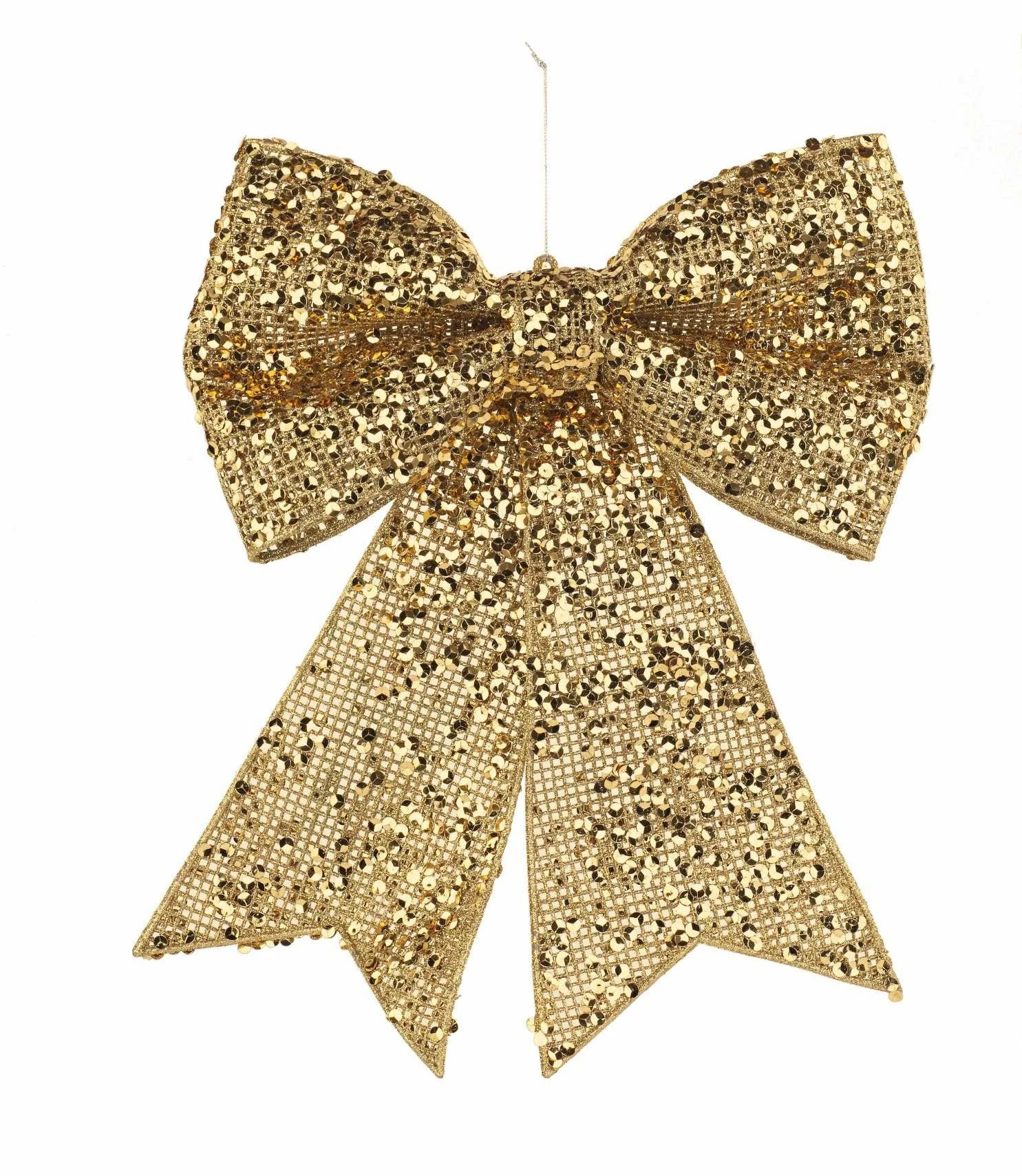 Cupido&Co. Fiocco di Natale Glitter Oro 24 x 26 Cm da Appendere