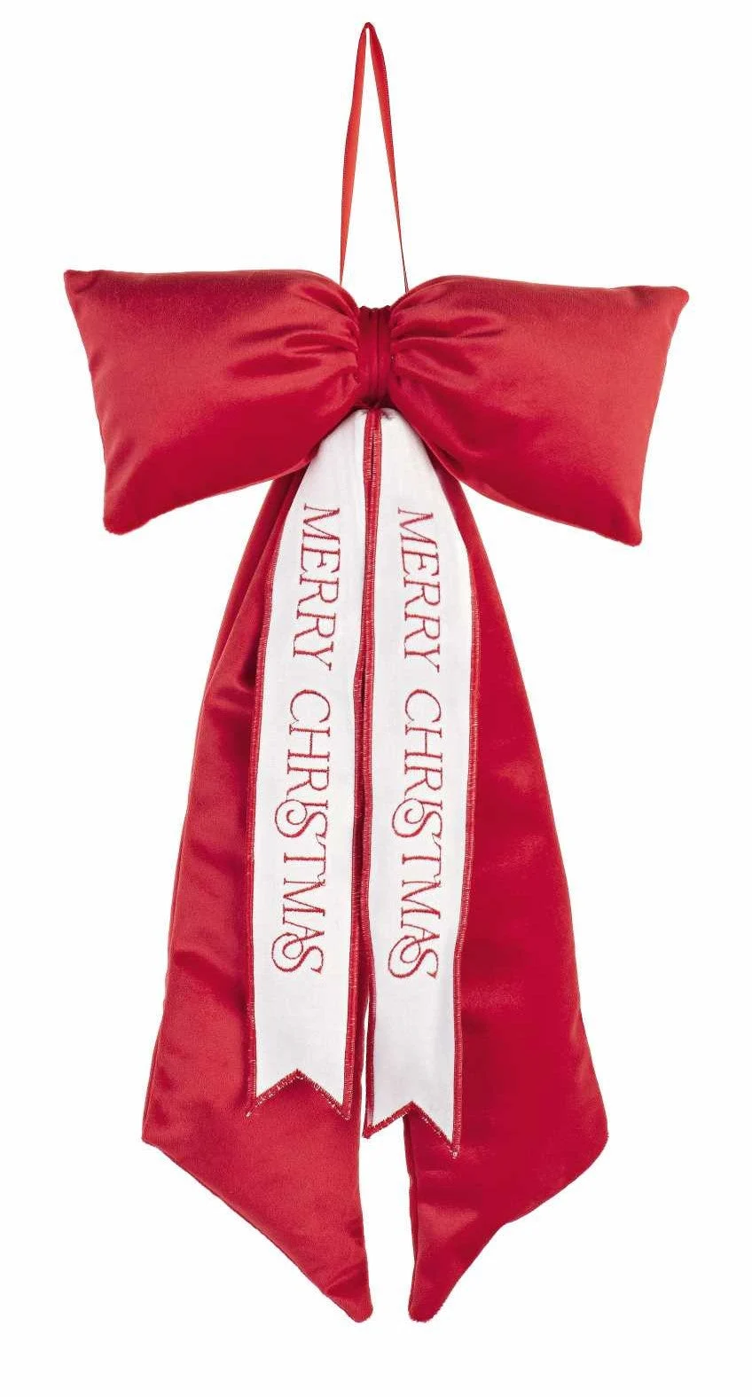 Cupido&Co. Fiocco di Natale Velluto e Fascia XMas H 500 x 250 Mm Rosso