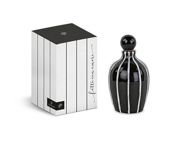 Cupido&Co. Oliera 400 Ml D 95 Mm H 165 Mm Nera Bianco con Scatola