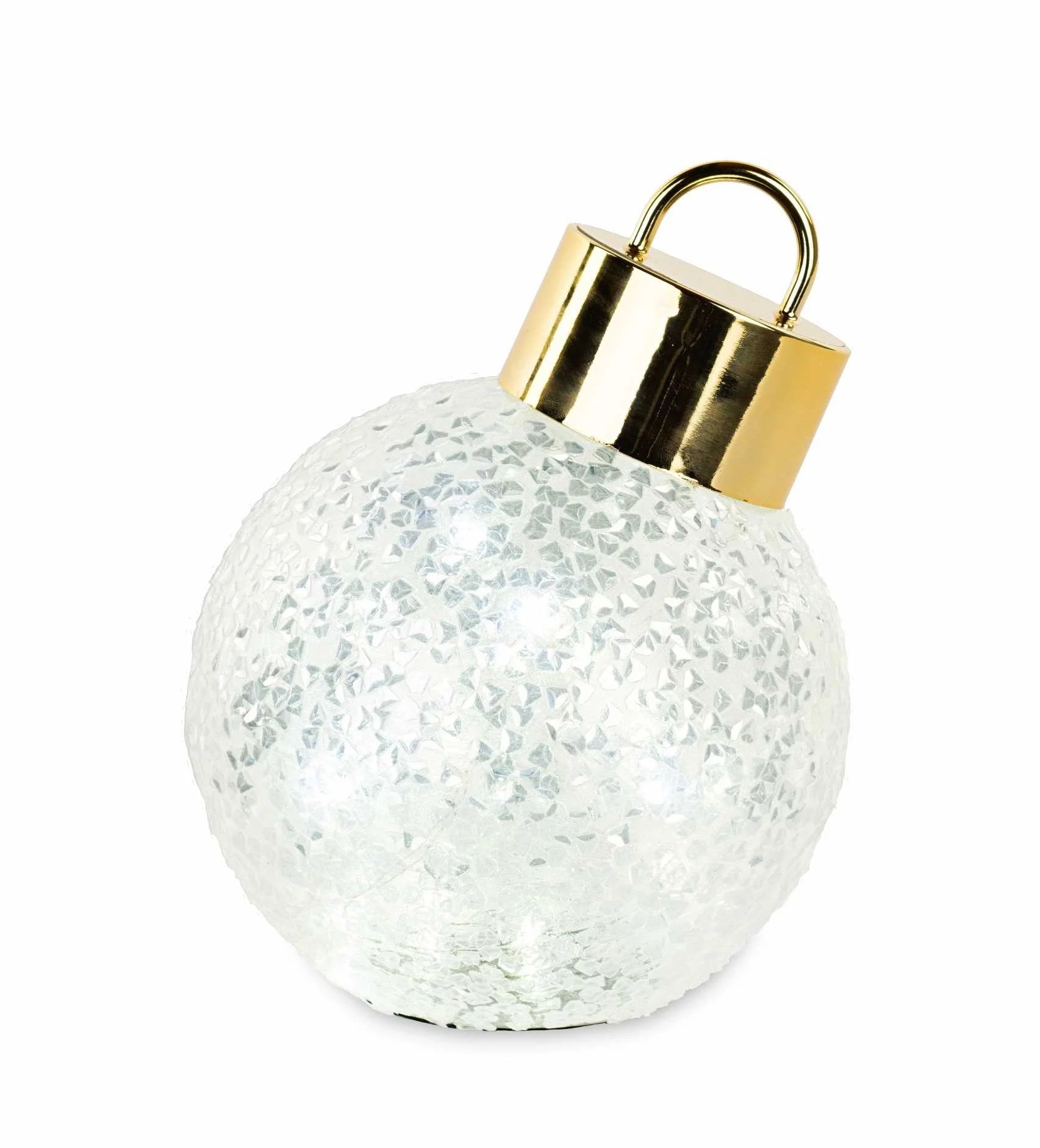 Cupido&Co. Sfera di Natale Inclinata D 190 Mm con Led Bianca
