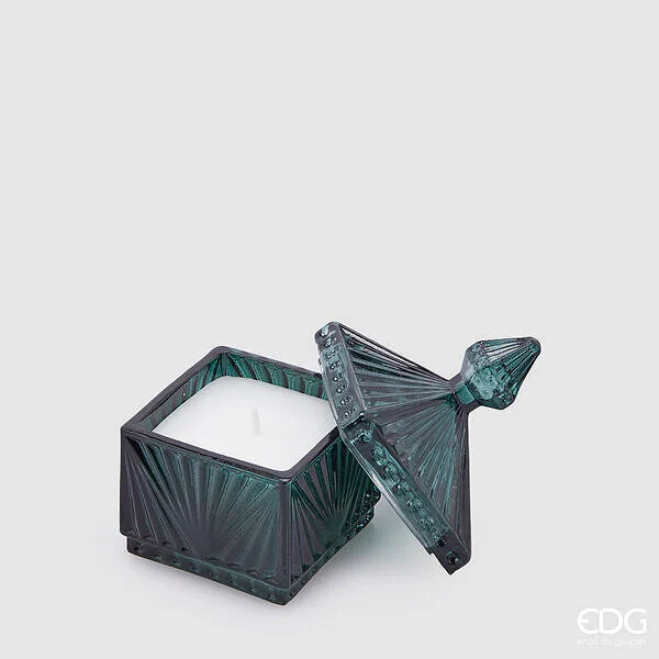 EDG Enzo De Gasperi Candela Jasmine Con Profumo H.12 L.6,5 L.6,5 C4 Greenwood Breeze Scatola Regalo