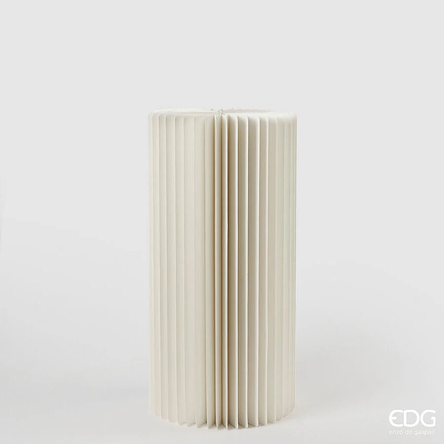EDG Enzo De Gasperi Alzata Arredo Origami H 60 Cm D 30 Cm White
