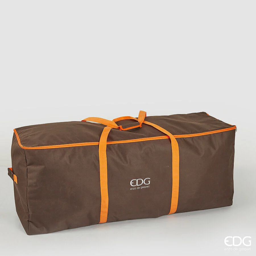 EDG Enzo De Gasperi Borsone per Albero di Natale H 50 Cm L 120 Cm L 38 Cm Brown
