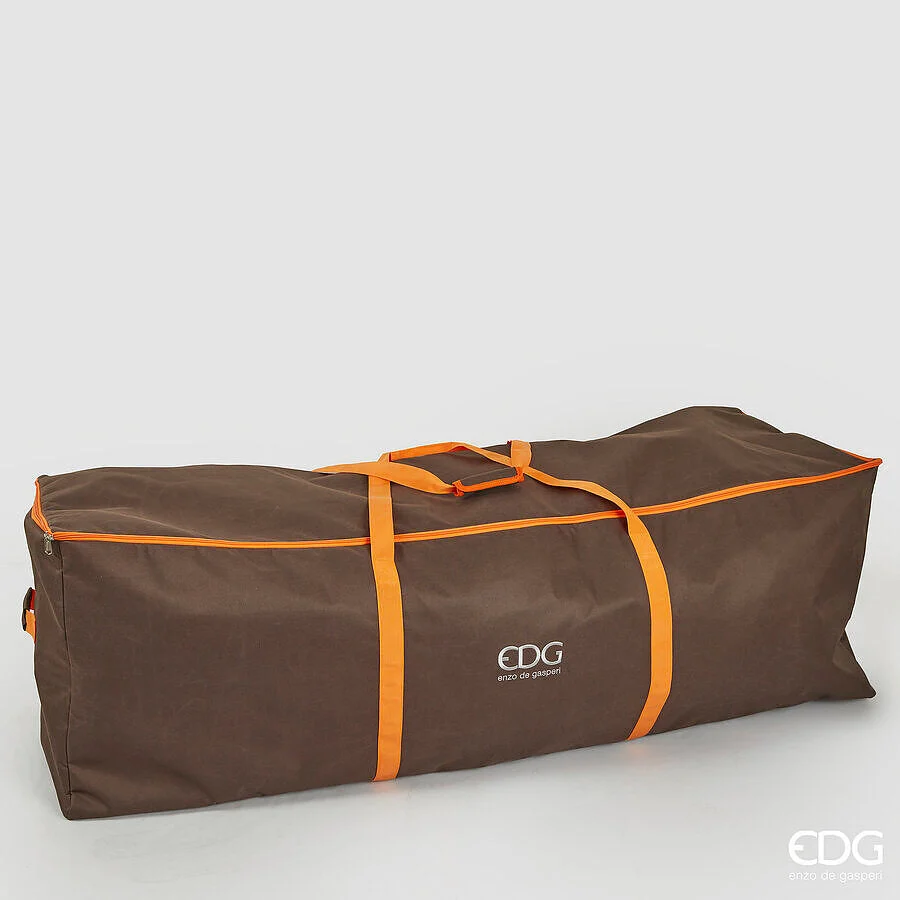 EDG Enzo De Gasperi Borsone per Albero di Natale H 50 Cm L 150 Cm L 50 Cm Brown